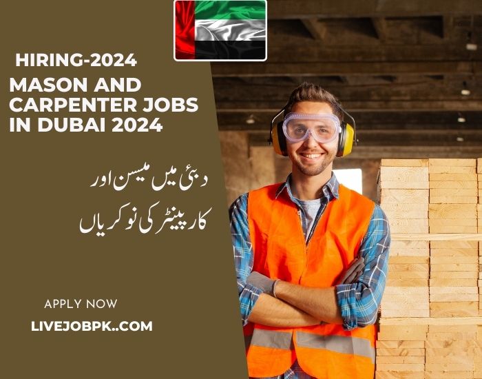 Mason and carpenter jobs in dubai 2024