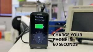 One minute phone charging technology